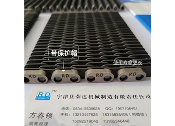Silent chain 無聲齒形鏈帶 帶保護帽壽命長 陶瓷玻璃廠專用 內導式外導式  節距12.7mm、25.4mm